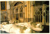Carte postale Chapelle Neuve, gisants de Charles 1er et Agnès de Bourgogne
