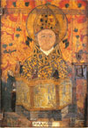 Carte postale armoire aux reliques, portraits de saint Mayeul