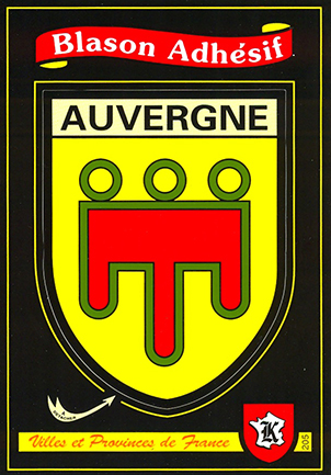 Blasons autocollant Auvergne