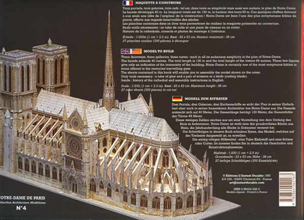Maquette Notre-Dame de Paris
